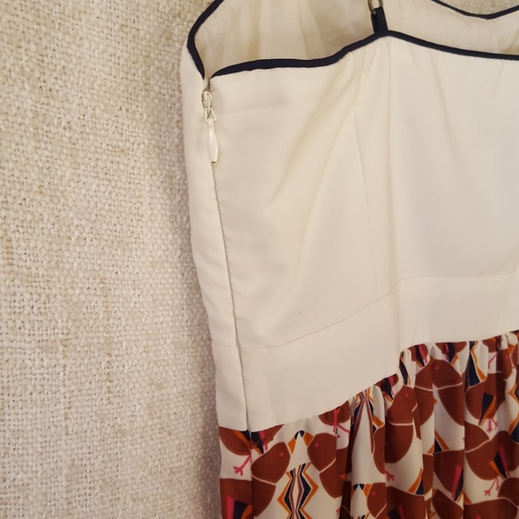 Fossil Bird Strap Mini Dress, sz 4 - Picture 4 of 8